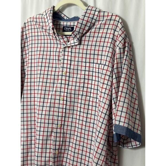 Chaps Classic Check Button-Down - Preppy Comfort - XXL - Picture 3 of 7